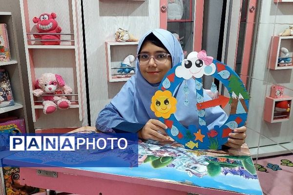 نمایشگاه دست سازه های دانش‌آموزی در دبستان شهید مجید مجیدی ناحیه دو شهرری 