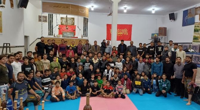  بازدید دانش‌آموزان دبیرستان شهید فلاحتی از زور خانه تاریخی علی‌ابن‌علی‌طالب(ع) در مروست