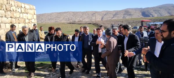 بازدید میدانی از پروژه‌های آبی، بهداشتی و سدهای تخریبی بخش طرهان