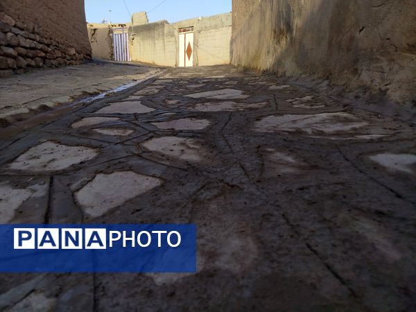 اجرای پروژه سنگ فرش روستای گزکوه 