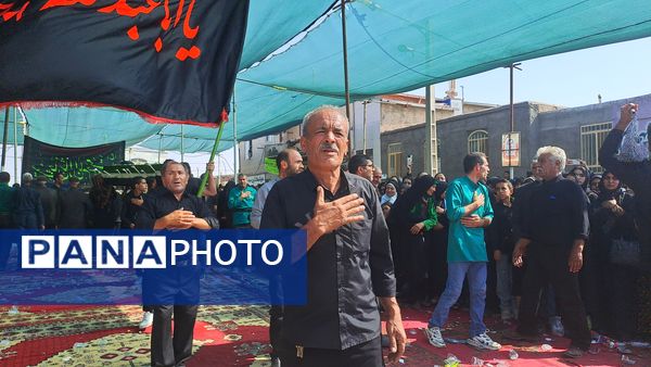مراسم عزاداری و زنجیر زنی شهادت امام حسن مجتبی(ع) و رحلت پیامبر اکرم (ص) در  روستای کفکی خراسان رضوی