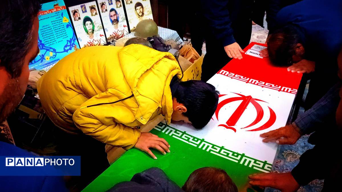 شهید خوشنام، میهمان مردم در مهدیه کاشمر شد