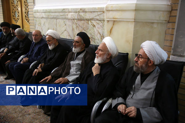 عزاداری تاسوعای حسینی و بزرگداشت سردار شهید ایزدی در حرم حضرت معصومه(س)