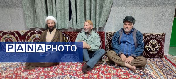 حضور ۷٠ دانش‌آموز  معتکف در مسجد امام رضا(ع)، رضا آباد شرقی شیروان