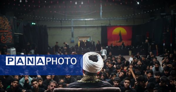 سوگ نوجوانان البرزی در شب علی‌اصغر(ع)؛ ناله‌های بی‌کلام در هیات‌الرضا 