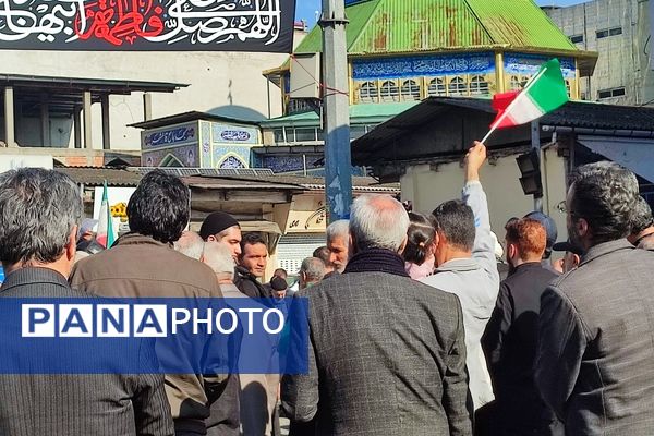 راهپیمایی محکومیت جنایات اسرائیل در قائمشهر