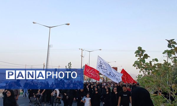 پیاده روی جاماندگان اربعین در کاشمر