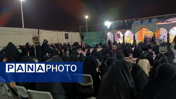 شبیه‌سازی مسیر پیاده‌روی نجف اشرف تا کربلای معلی در پایانه اتوبوس رانی عاشق‌آباد