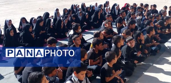 مراسم سوگواری شهادت حضرت فاطمه  زهرا  (س) در مدرسه صغری عبداللهیان خلیل آباد