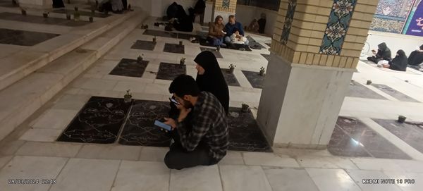 مراسم احیای شب نوزدهم رمضان در امام زاده سید عباس شهرستان بجنورد استان خراسان شمالی