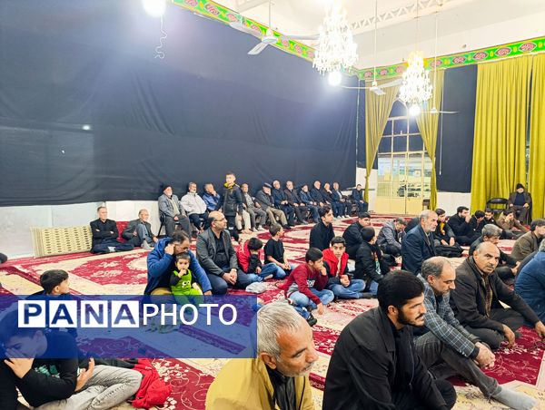عزاداری شب شهادت حضرت فاطمه(س) در شهرستان خلیل آباد 