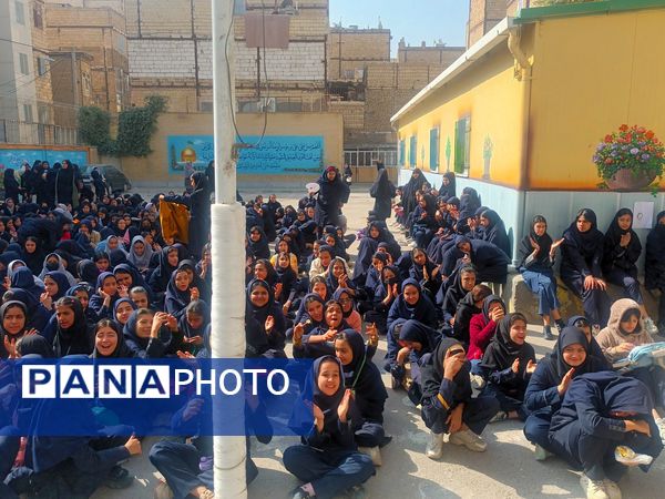 مراسم ولادت حضرت زینب و روز پرستار در دبیرستان میرزا جعفر سروقد 