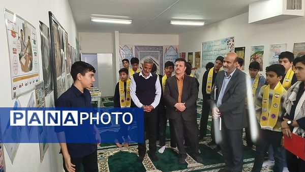 بازدید مسئول اتحادیه‌انجمن اسلامی مدارس شهرستان کاشمر از دبیرستان پسرانه سما 