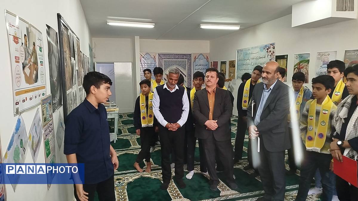 بازدید مسئول اتحادیهانجمن اسلامی مدارس شهرستان کاشمر از دبیرستان پسرانه سما