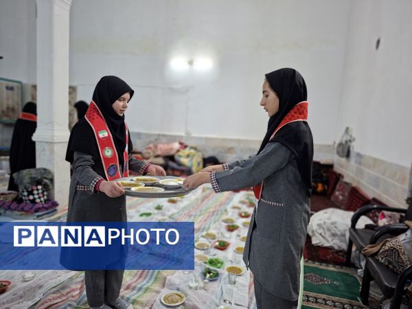 مراسم اعتکاف دانش آموزی آموزشگاه مریم سنگان شهرستان رشتخوار