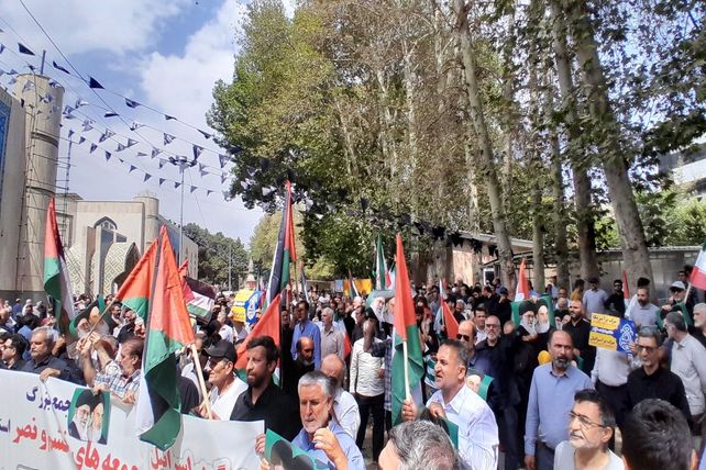 جمعه‌های «خشم و نصر» در استان البرز علیه جنایات صهیونیست‌ها 