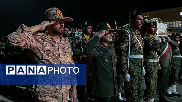 آیین استقبال از ۶ شهید گمنام در استان چهارمحال و بختیاری