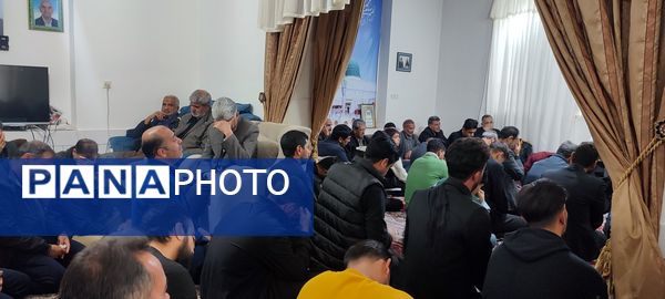 مراسم دعا ندبه هم زمان با ایام فاطمیه در شهرستان خلیل‌آباد