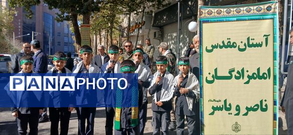 حضور پرشور مردم در راهپیمایی ۱۳ آبان طرقبه