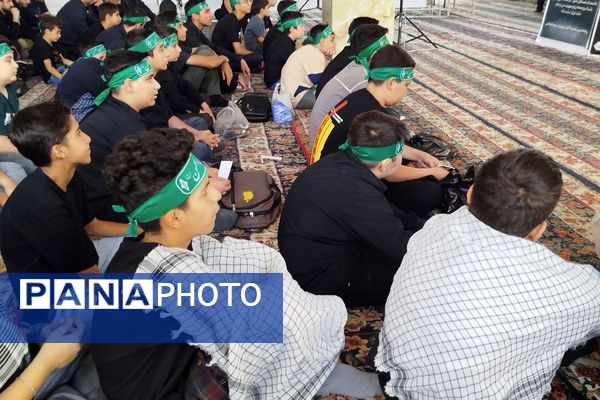  برگزاری مراسم سوگواره احلی من العسل در امامزاده حضرتین شهرستان قدس