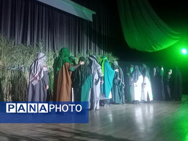 شب سوم نمایش واره کاروان عشق در نیشابور 
