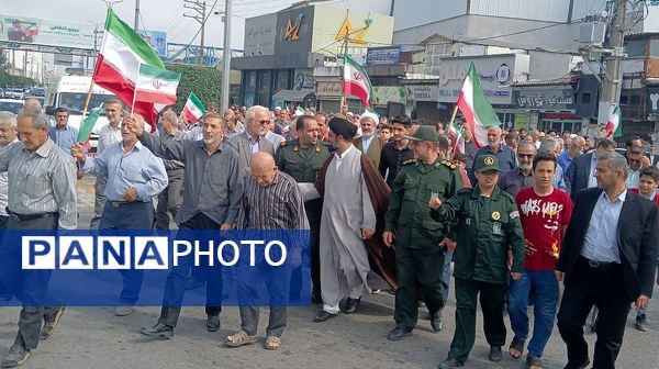 فریاد امت و راهپیمایی بشارت نصر در شهرستان محمودآباد