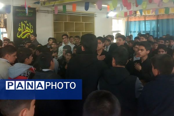 مراسم عزاداری حضرت فاطمه زهرا (س)در دبیرستان هیأت امنایی رازی