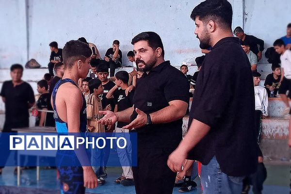 برگزاری مسابقات کشتی فرنگی نونهالان کهگیلویه و بویراحمد در باشت 