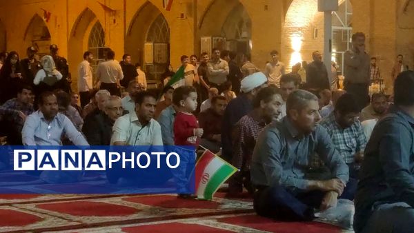 تجمع مردم نیشابور برای محکومیت حملات آمریکا و رژیم صهیونسیتی به تاسیسات هسته ای ایران 