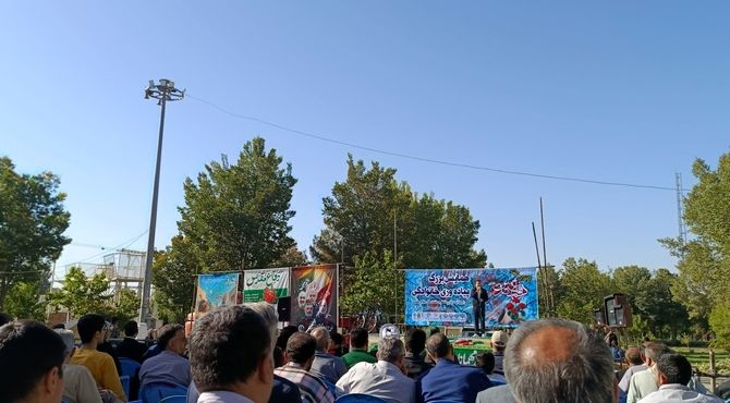 پیاده‌روی از میدان بسیج تا پارک ملت شهرکرد