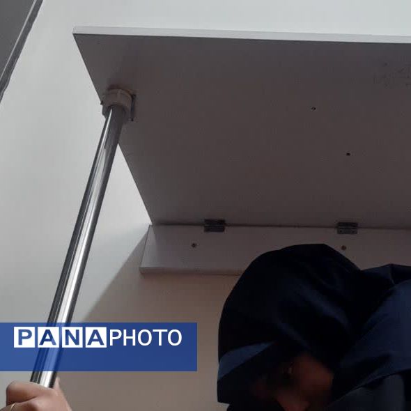 به صدا درآمدن آژیر مانور زلزله در کلاس‌های مجازی دبیرستان شهید همت