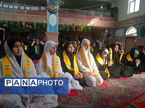 برگزاری اعتکاف دانش‌آموزی در مسجد بقیه الله شهرستان بجنورد 