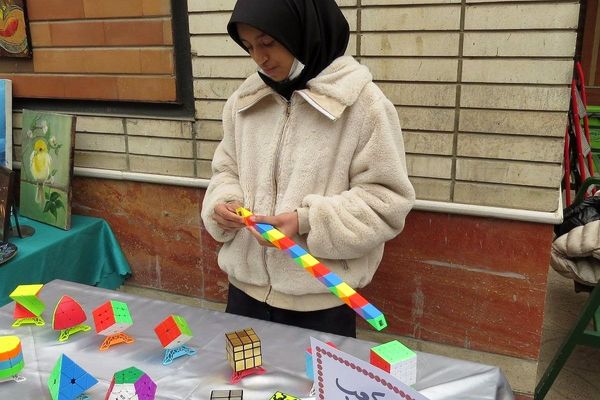 مراسم هفته پژوهش در دبیرستان بانو عفت آهنگری شهرری