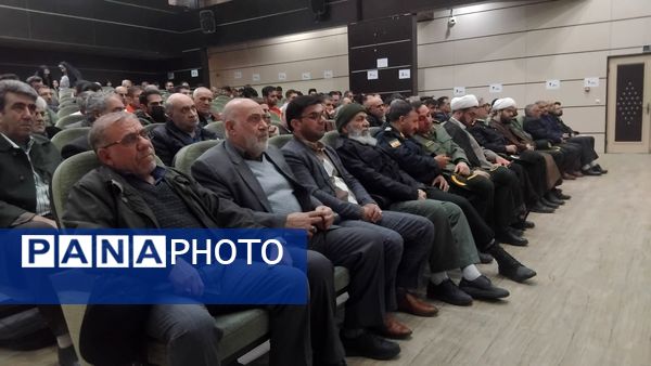 حضور پرشور مردم و مسئولان نورآباد در مراسم سالگرد شهادت سپهبد سلیمانی