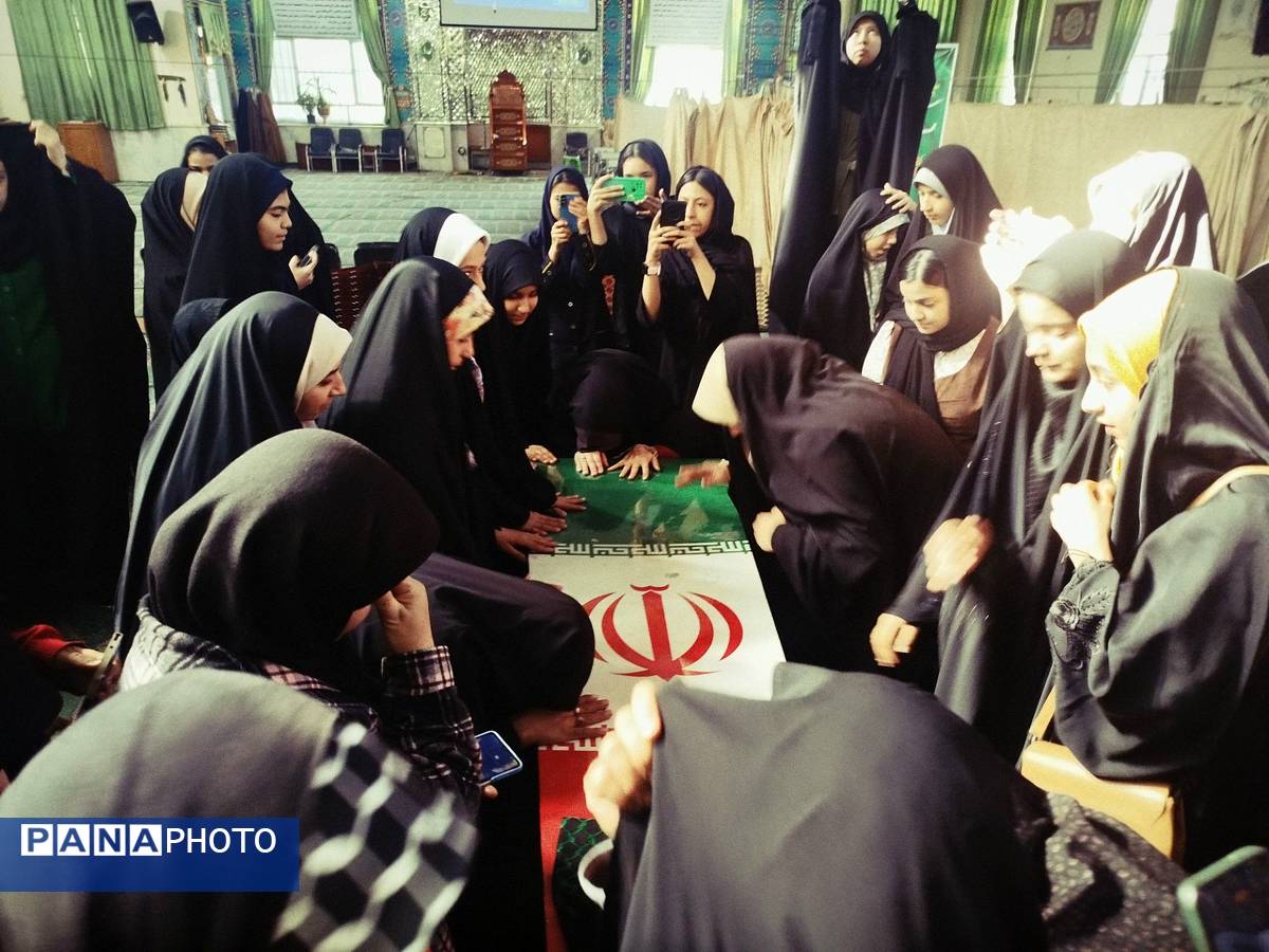 استقبال از شهید گمنام درنیشابور 