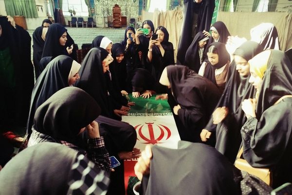 استقبال از شهید گمنام درنیشابور 