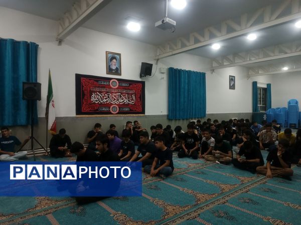 عزاداری دهه اول صفر در دبیرستان شهید بهشتی نیشابور 