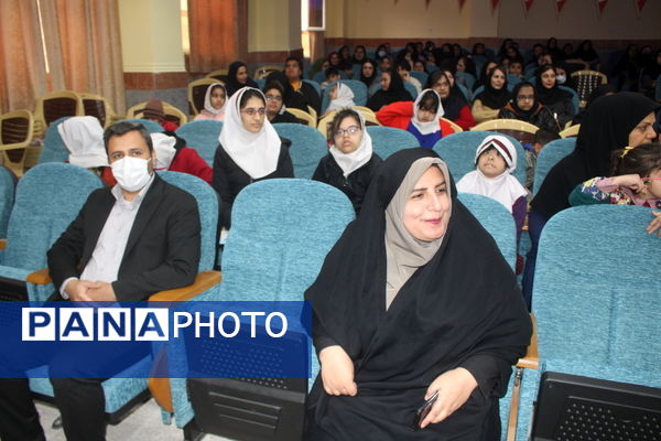 جشن دانش‌آموزان مدارس استثنایی شهرستان بوشهر به‌مناسبت میلاد حضرت زهرا (س) و روز مادر