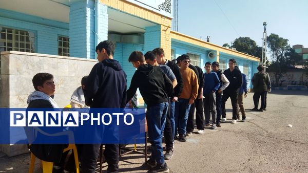 انتخابات شورای دانش آموزی در دبیرستان شاهد ابوذر غفاری نیشابور 