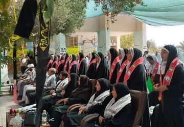 رویداد ملی چفیه های بهشتی در شهرستان حاجی آباد برگزار شد 