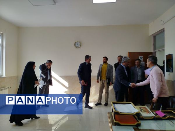 بازدید اداره‌کل آموزش و پرورش خراسان از بخش‌های مختلف آموزش و پرورش شهرستان فاروج 