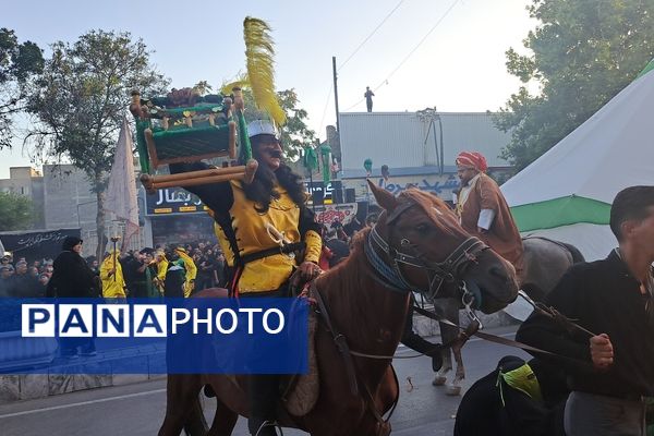 برپایی مراسم خیمه سوزان عصر عاشورا به یاد خاندان پاک اباعبدالله(ع)