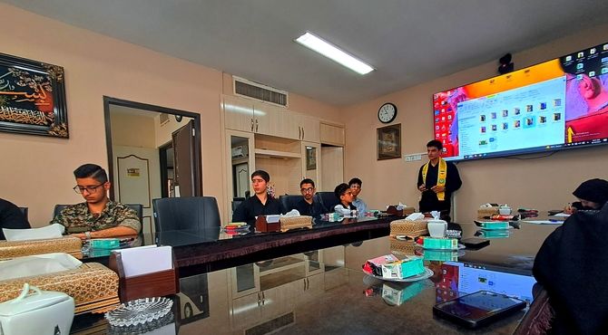 نشست خبری تشکلات دانش‌آموزی در شهرکرد 