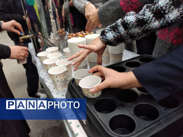 آیین بزرگداشت میلاد حضرت فاطمه (س) در دبیرستان شاهد ارض اقدس