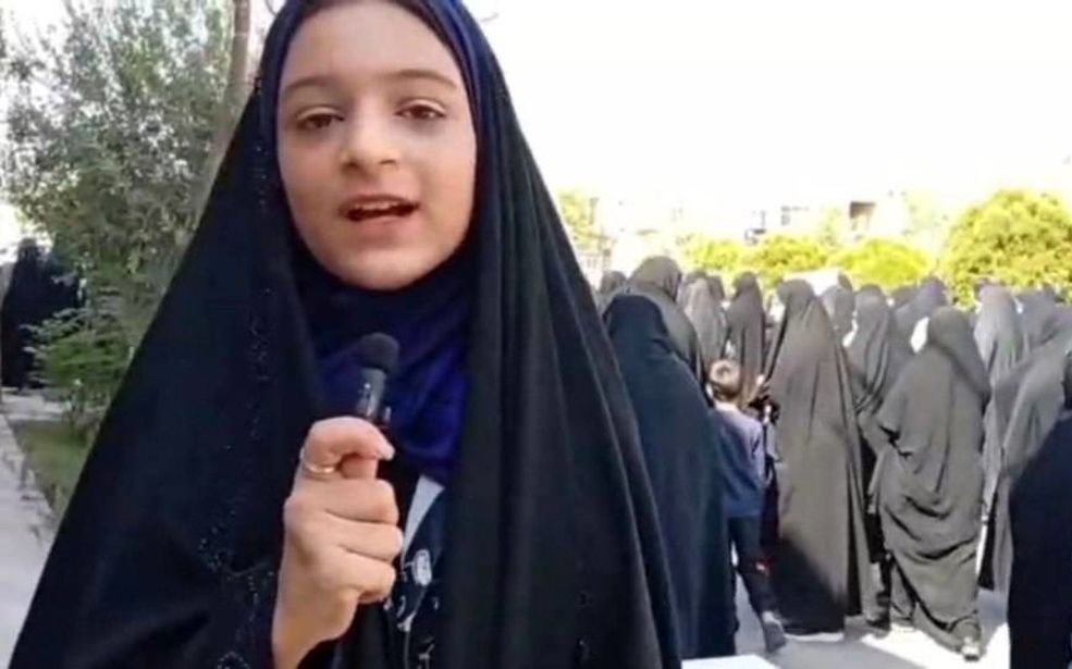 گزارش دانش آموز خبرنگار بافق از راهپیمایی مردم در حمایت از غزه