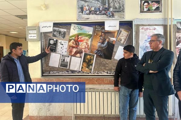 افتتاحیه نمایشگاه مدرسه انقلاب هنرستان فارابی