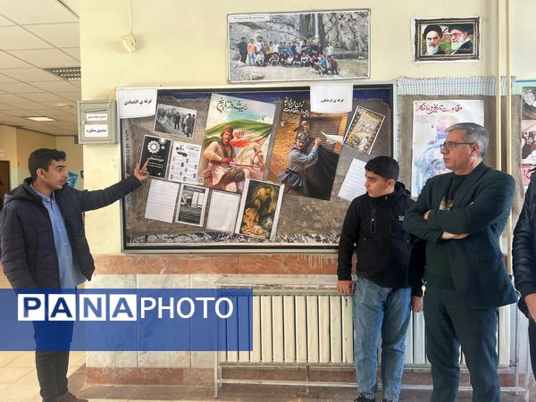 افتتاحیه نمایشگاه مدرسه انقلاب هنرستان فارابی