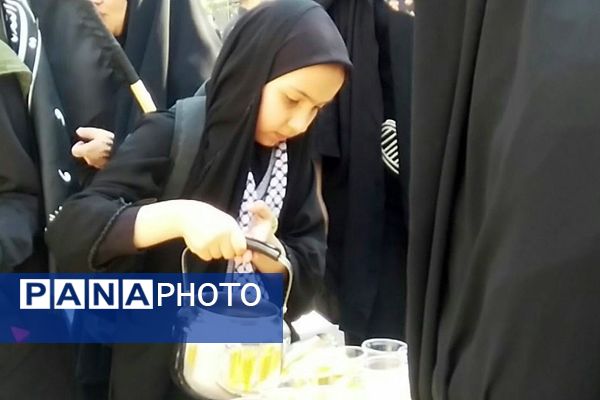 جاماندگان اربعین حسینی در  راهپیمایی حرم تا حرم نیشابور 