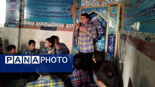 آخرین جلسه هفتگی، هیات الشهدای دبیرستان شهدای مدافع حرم منطقه ۱۰