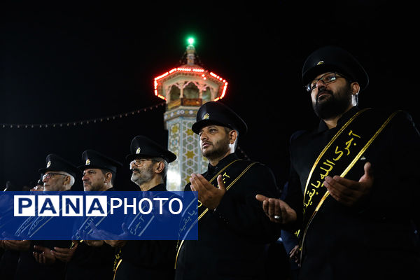 آیین شمعدان‌گردانی و خطبه خوانی شام رحلت حضرت معصومه(س)